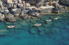 Tour en kayak con snorkel por Cala Codolar